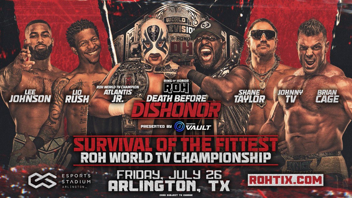 Survival of the Fittest TV title match announced for ROH Death Before