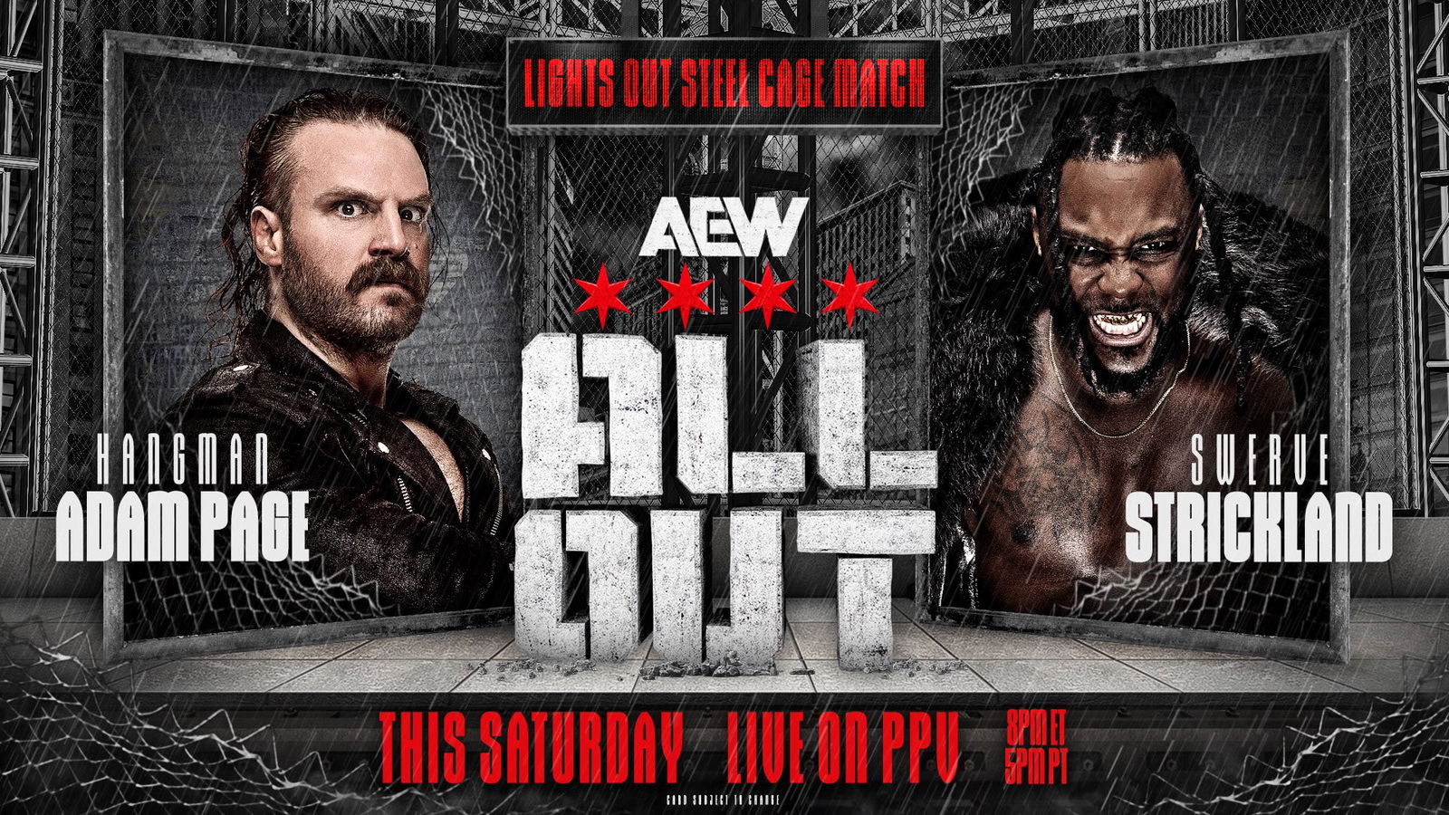 AEW All Out live results Hangman Page vs. Swerve Strickland