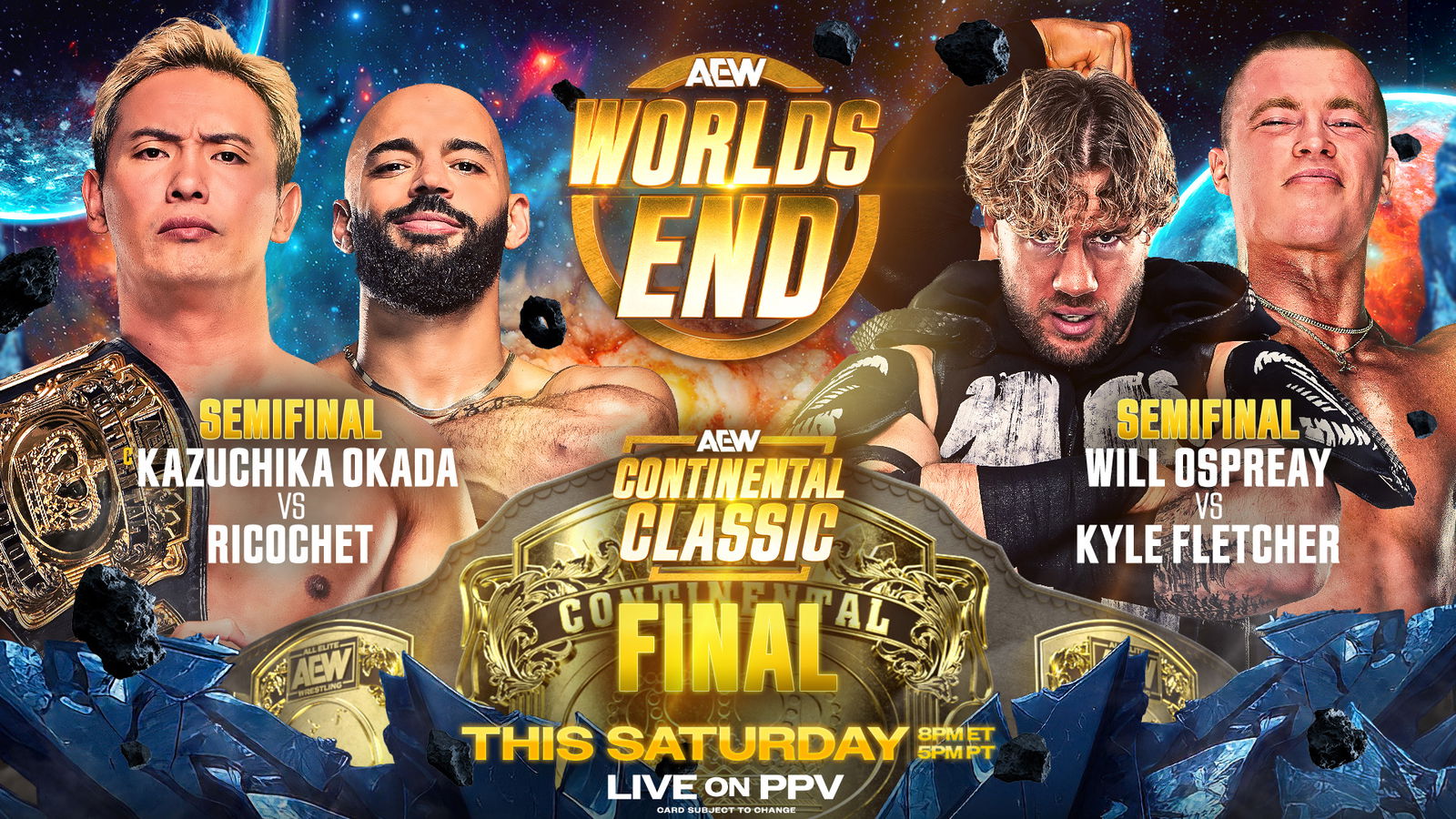 Continental Classic Final Four Official for AEW Worlds End