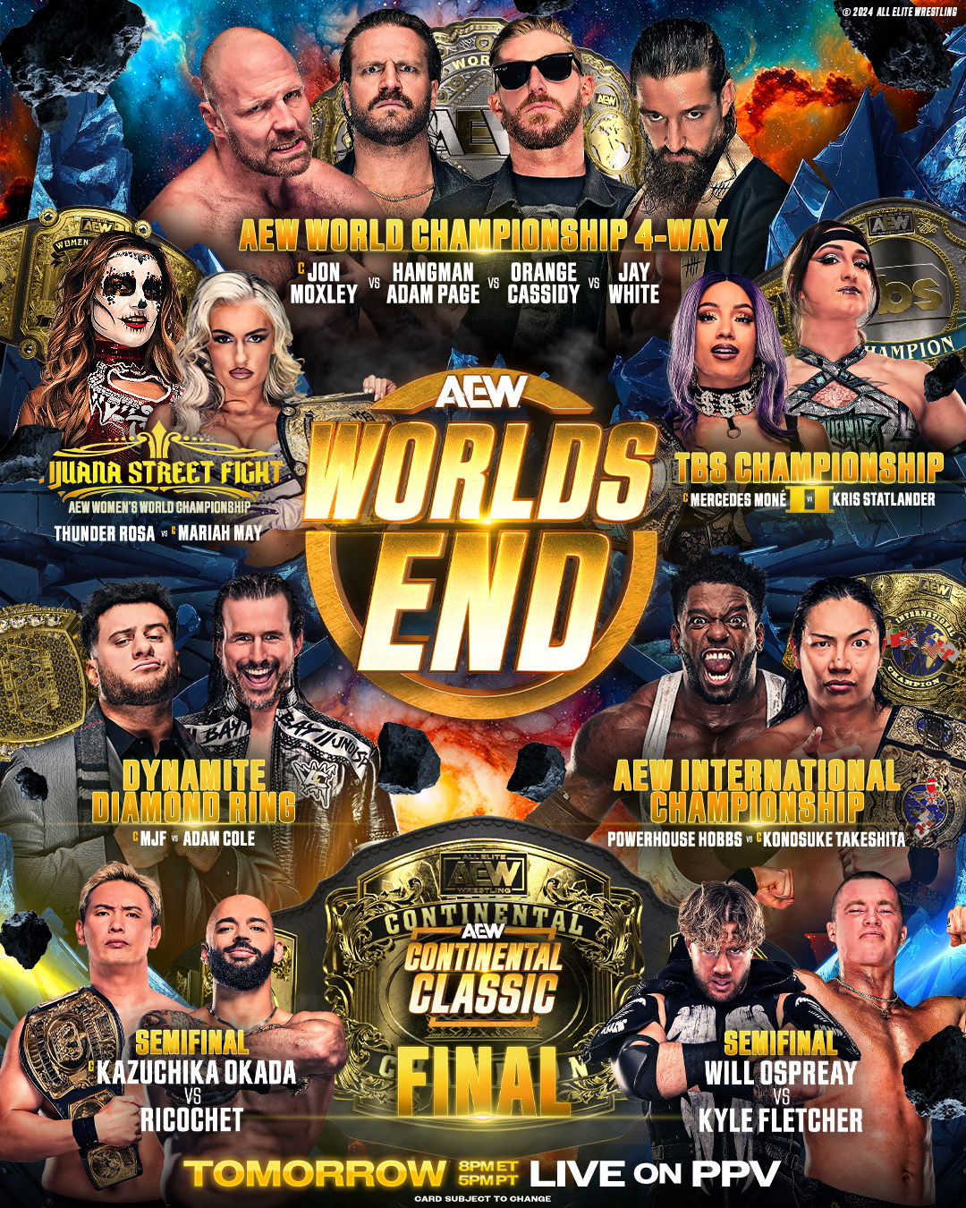 WOL: AEW Worlds End preview, tonight’s TV, Jax Dane - F4W/WON