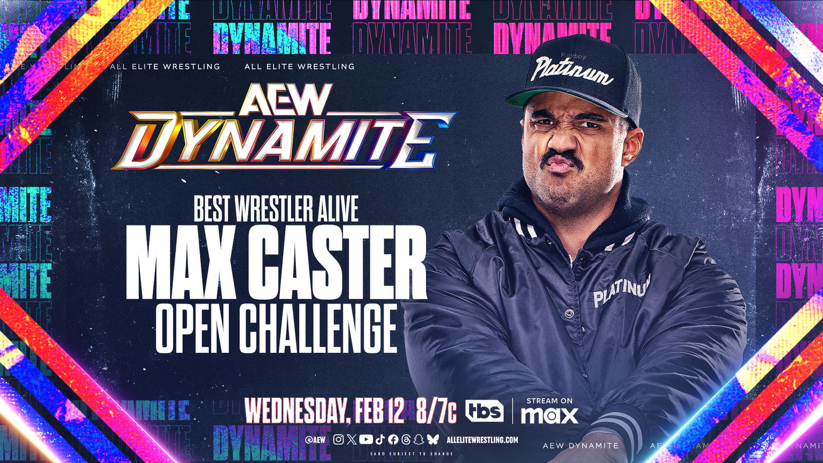 Max Caster open challenge announced for AEW Dynamite - F4W/WON