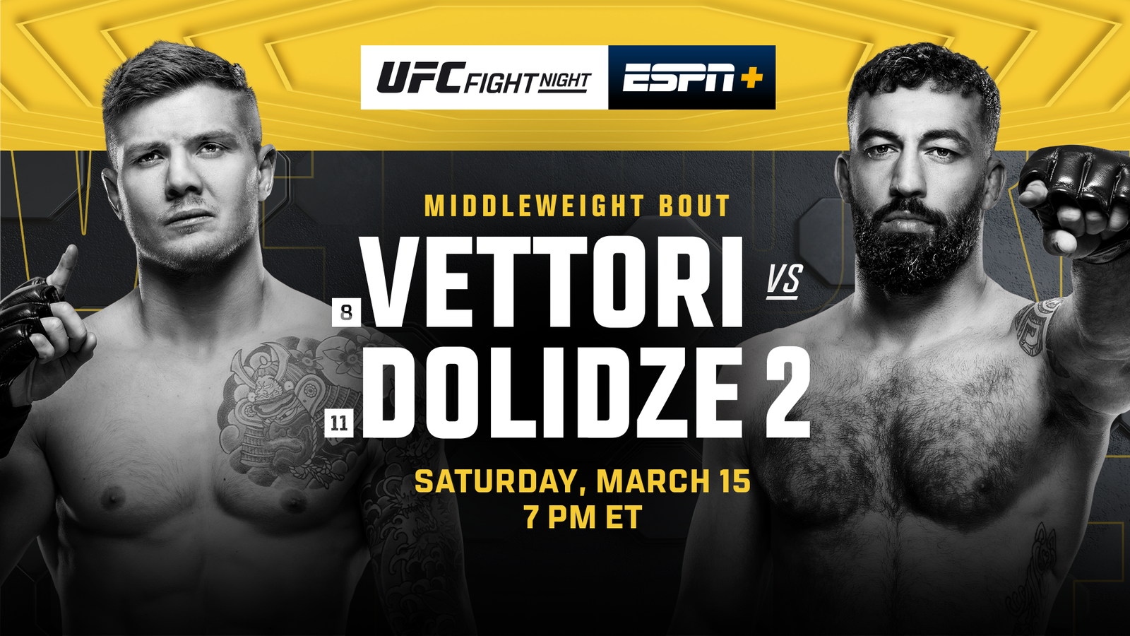 UFC on ESPN+ 112 live results: Marvin Vettori vs. Roman Dolidze 2 - F4W/WON