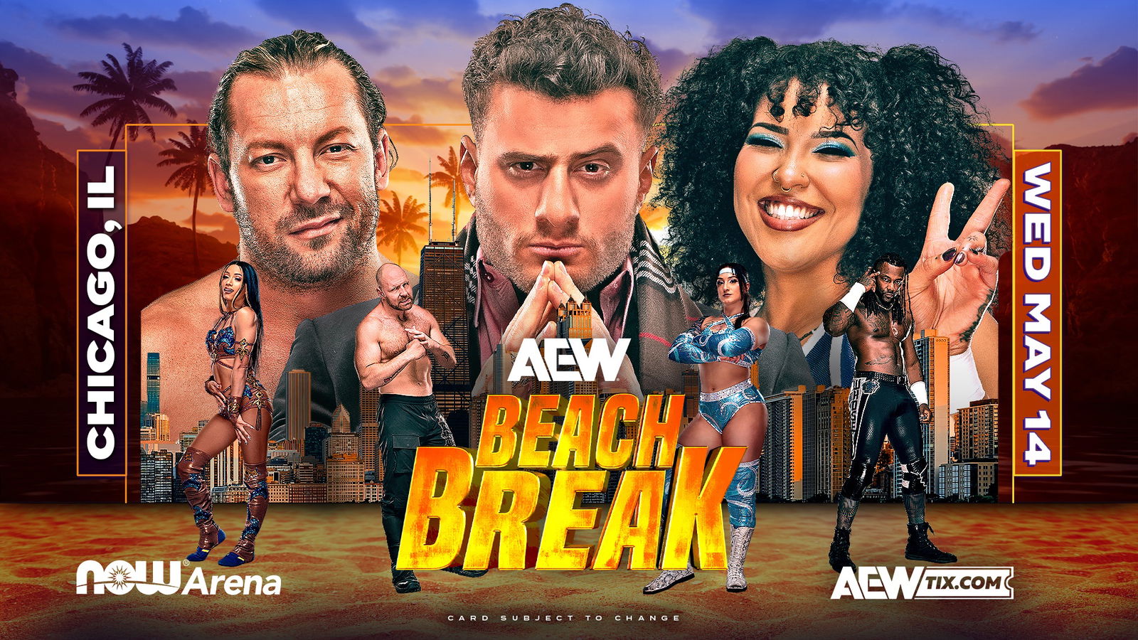 AEW announces date & location for Beach Break edition of Dynamite