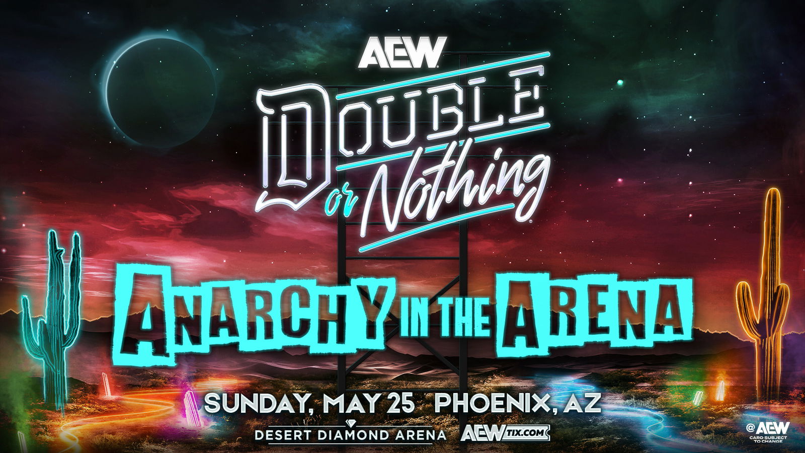 AEW Double or Nothing: Anarchy in the Arena Confirmed
