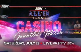 Casino Gauntlet match announced for AEW All In